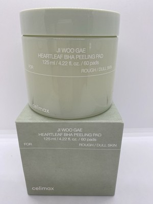 Celimax Ji Woo Gae Heartleaf BHA Peeling Pad 60 Pads 125ml Exfoliating Toner New