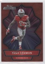 2021 Wild Card Industry Summit Alumination Red /15 Trey Sermon Rookie RC. rookie card picture