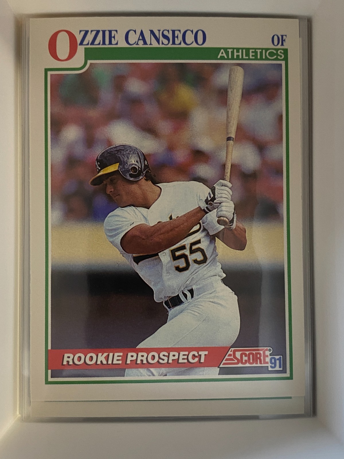 Ozzie Canseco #346 (Baseball Cards 1991 Score) — is it worth grading?