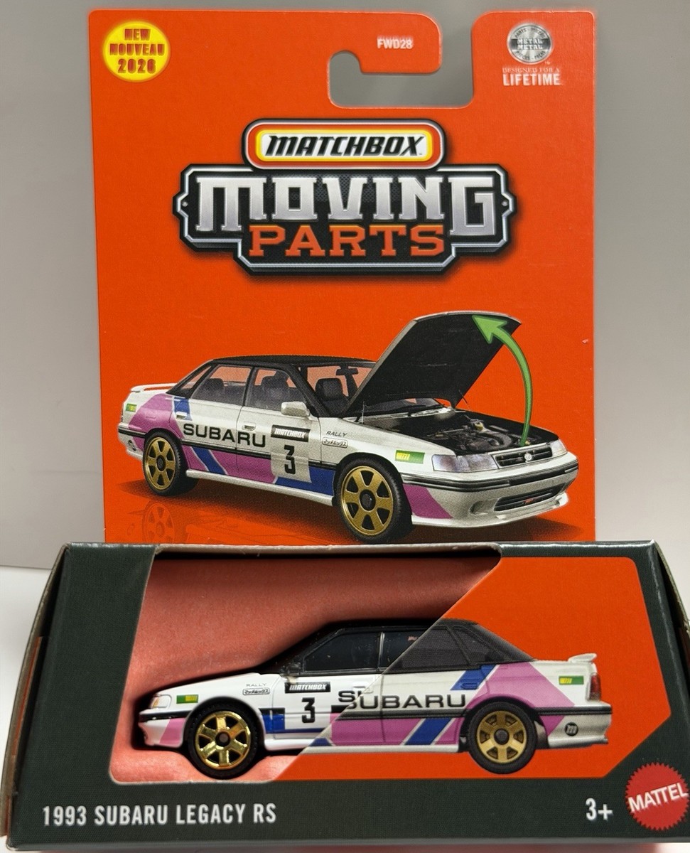 2026 MATCHBOX MOVING PARTS 1993 Subaru Legacy RS | eBay