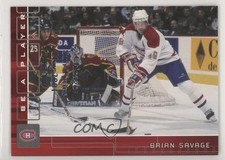 2001-02 ITG Be A Player Memorabilia 7/10 Brian Savage #157 y0i