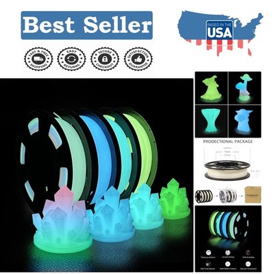Enchanting Glow in the Dark Filament - Green, Blue, & Blue-Green 1.75mm Set