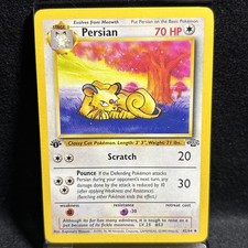 Persian 42/64 Jungle 1st Edition Pokemon TCG