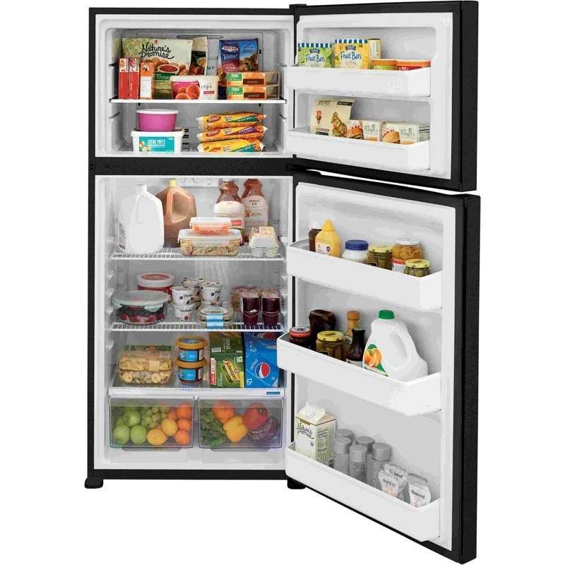 Frigidaire 18,3 pies cúbicos congelador superior refrigerador - listo para garaje, FFTR1814WB, negro Foto 4 de 4