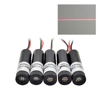 Red Light Source Line Projector Diode Module 12MM Diameter 5VDC 650nm 5 PCS