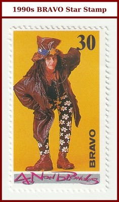 Linda Perry   4 Non Blondes   BRAVO Star Stamp No. 30   1990s German Collectible