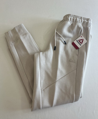 Reebok Momentum Slim Elastic Waist Drawstring Mesh Jogger Pants Men's Small NWT
