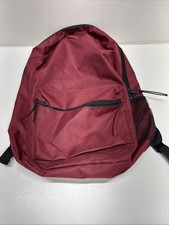 Backpack w/ Outer Zip Pocket Zip Around Center Adjustable Straps