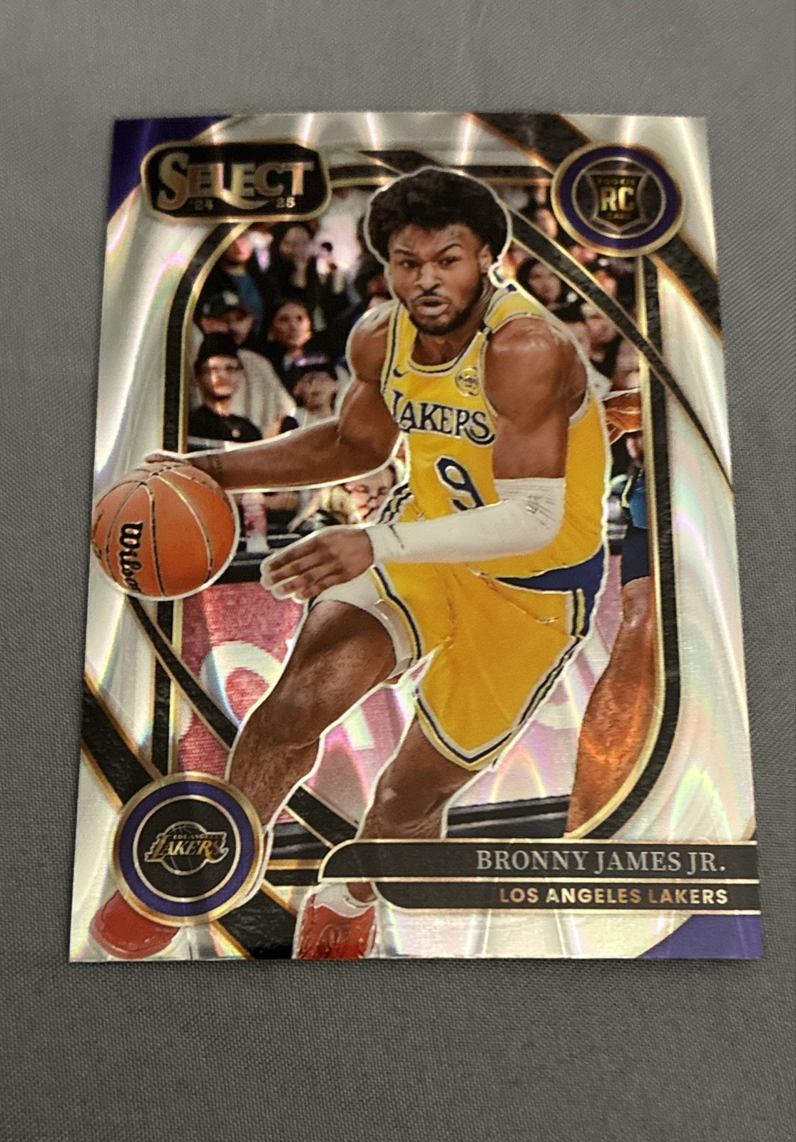 2024-25 Panini Select - Courtside Bronny James #290 Tectonic Prizm (RC)