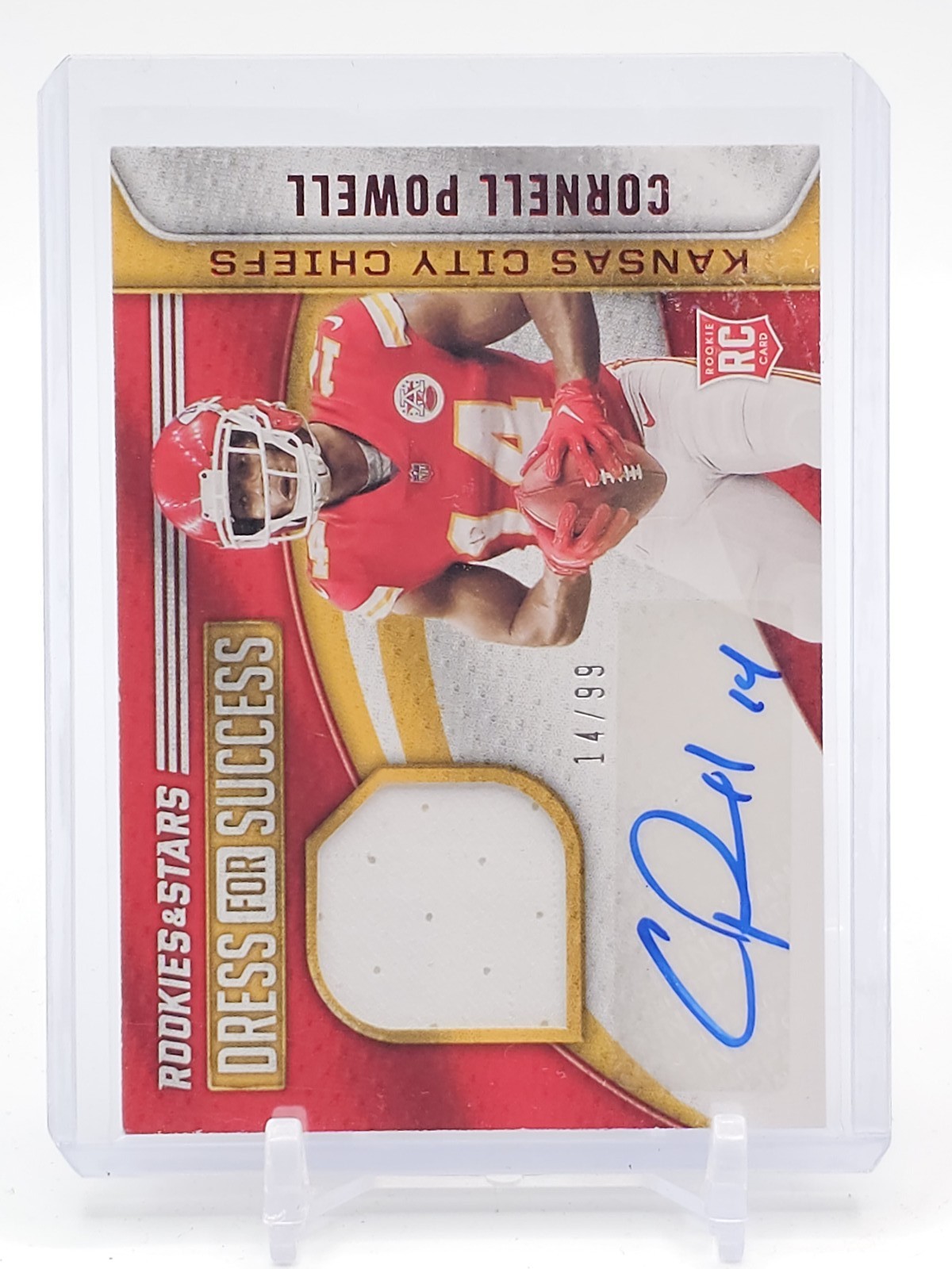 Cornell Powell Panini Rookies & Stars Dress for Success Autograph Relics #DSCP Base