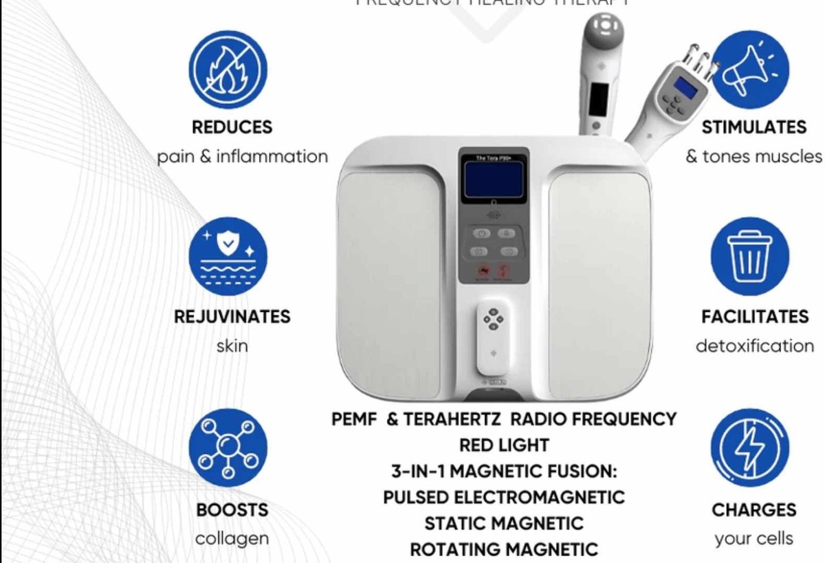 OlyLife Tera-P90+ PEMF Machine THz Terahertz EMS TENS Red Light