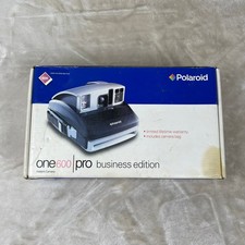 Polaroid One 600 Pro Instant Film Camera Silver 100mm Focus Range 2 FT Tested