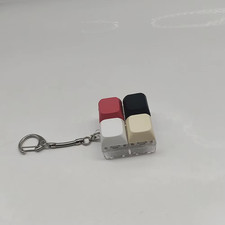 Fingertip Decompression Toy Keys Clear Keycha...