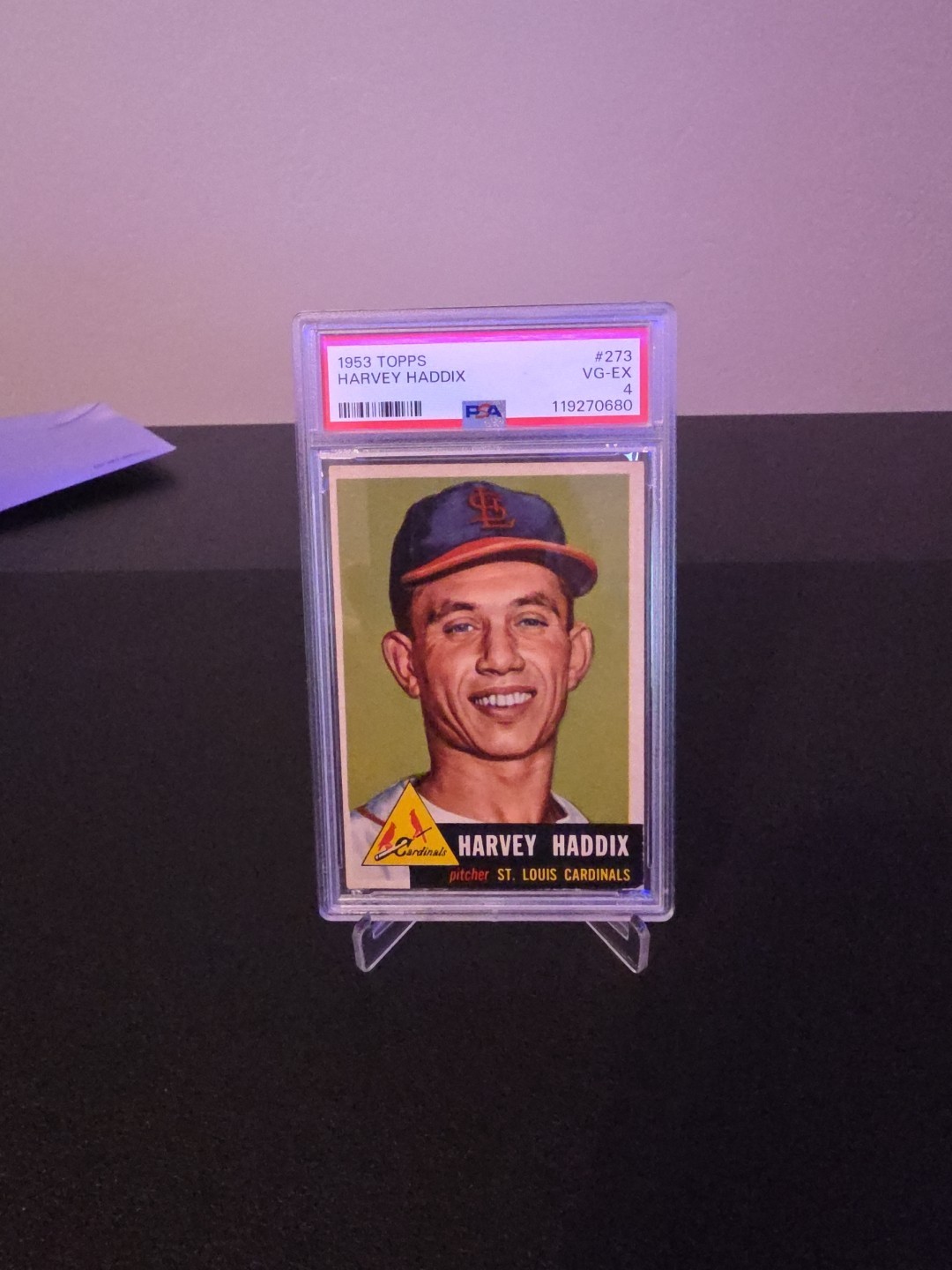 1953 Topps #273 Harvey Haddix PSA VG-EX 4