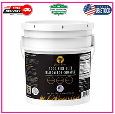 100 Pure Beef Tallow for Cooking Deep Frying 7lb Bulk Size Food Grade Non-GMO