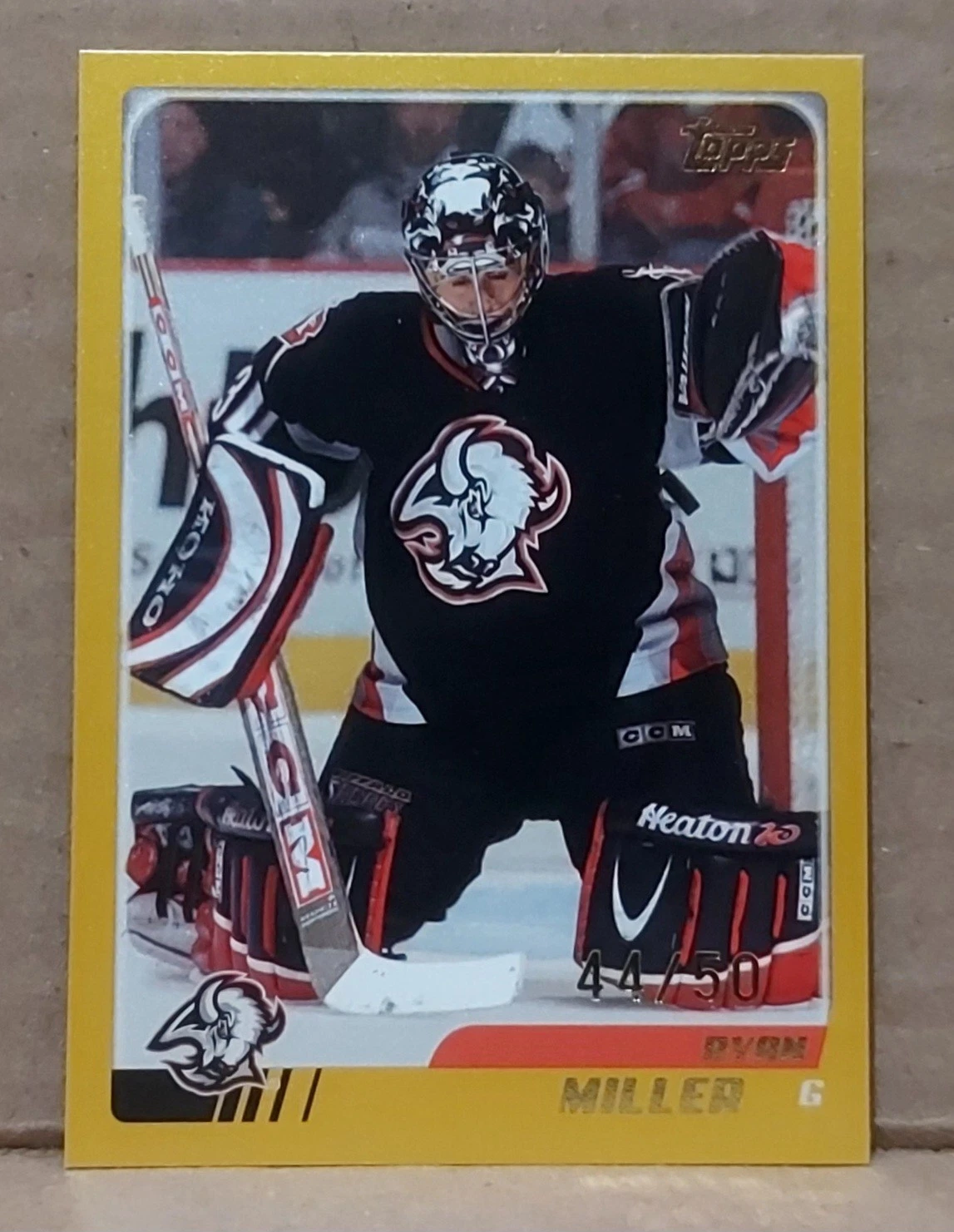 Ryan Miller trading card
