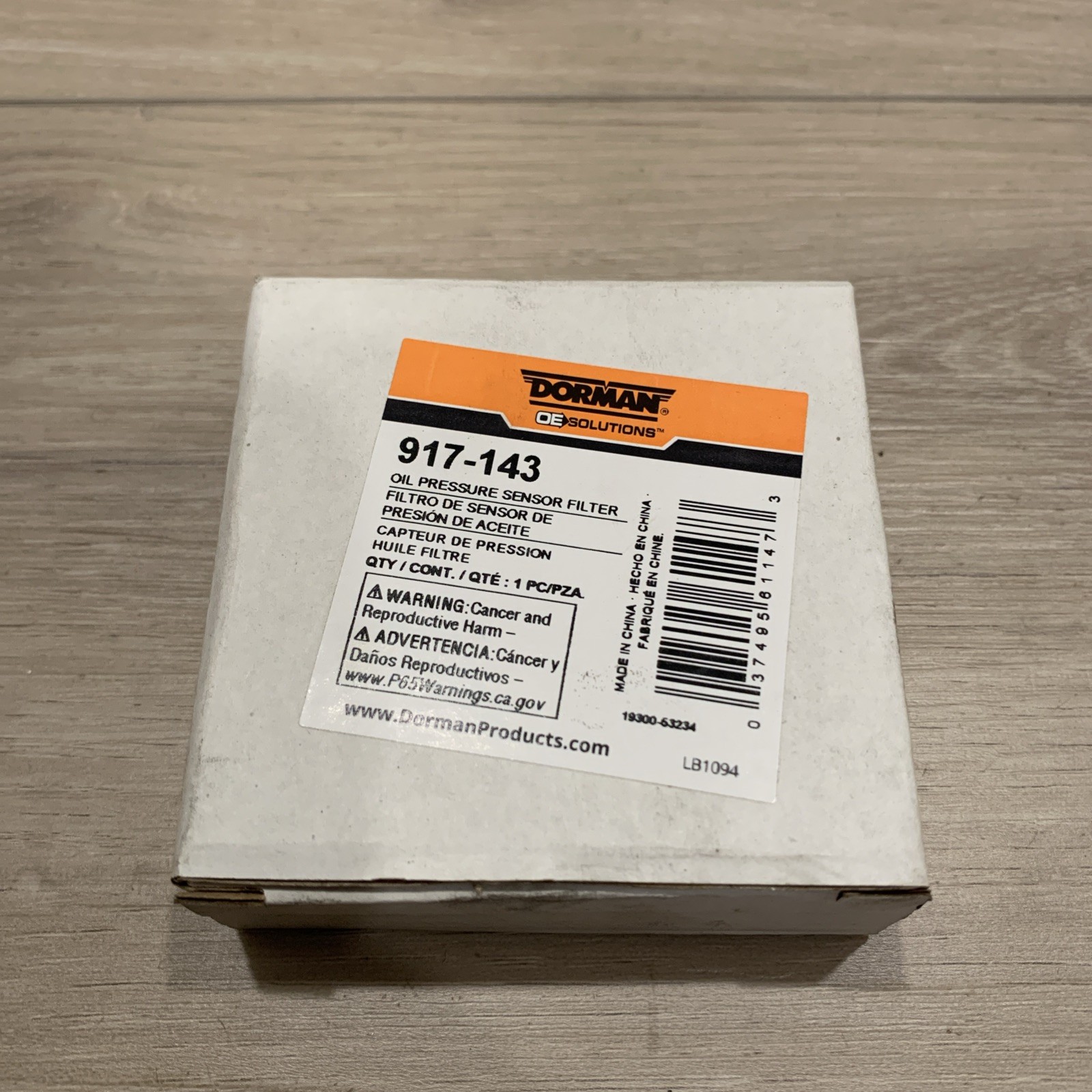 Pressure Sensor Filter Dorman 917-143