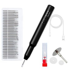 Wireless Engraving Pen Kit for Jewelry Wood Metal Glass  Plastic Cordless DIY