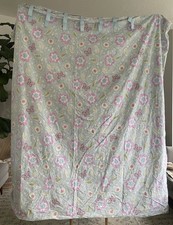 POTTERY BARN KIDS FULL QUEEN DUVET Cover Cotton Butterfly Flowers Paisley Blue