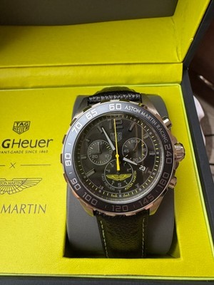 TAG HEUER Formula 1 Aston Martin Special Edition Chrono Watch CAZ101P.FC8245