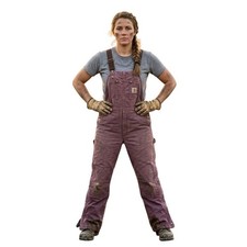 Carhartt Womens Plum Insulated Bib Overalls 6X30 Quilted Lined Workwear