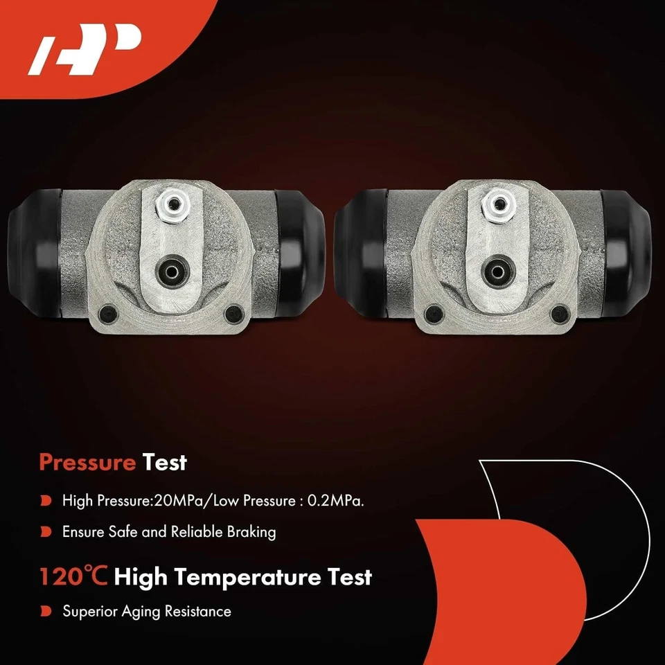 Cilindros de rueda de freno de tambor trasero 2 piezas Chevy/GMC Tahoe, Yukon, Suburban, 1500, 2500 Foto 4 de 4