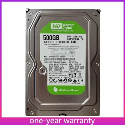 Western Digital WD5000AADS 500GB SATA 7200RPM 3.5" Internal HDD Hard Disk Drive