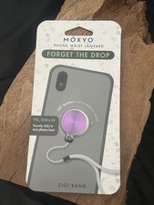 MOXYO Anodized Purple/Black Zigi Band Universal Cell Phone Lanyard Wrist Strap