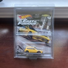 Hot Wheels Fast  Furious Fast Tuners Honda Civic EG Yellow 2019 Real Riders