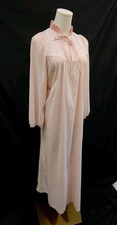 Vintage Gillian O  Malley Prairie Nightgown Country Prairie Pink w Lace Petite M