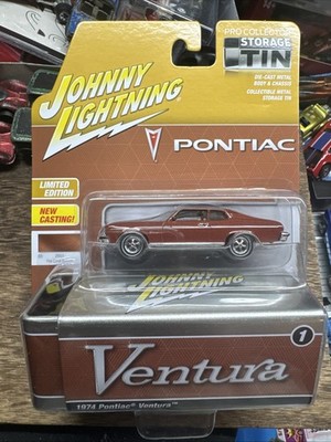 JOHNNY LIGHTNING 1974 Pontiac Ventura Bronze 1:64 Diecast
