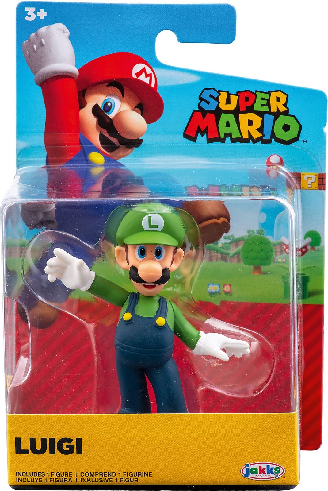 Super Mario Brothers World of Nintendo 2.5"" Luigi Collectible Figure