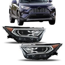 19-22 Toyota RAV4 Hybrid XSE/XLE/Limited LED Headlights Pair Left Right