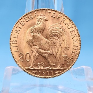Frankreich 20 Francs 1911 Marianne Coq 6 45 Gramm 900 Gold Vz