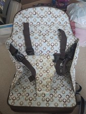 Polar Gear Baby On the Go Booster Seat BrownBlue 5 Point Harness