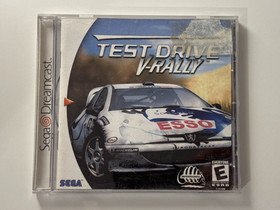Test Drive V-Rally (Sega Dreamcast, 2000) - CIB w/ Manual - Very Good Disc