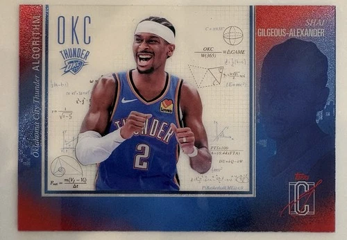 2025 Topps Signature Shai Gilgeous-Alexander Base (RAW)
