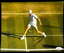 JANNIK SINNER SIGNED TENNIS 8X10 PHOTO #6 AUSTRALIAN US OPEN WIMBLEDON JSA