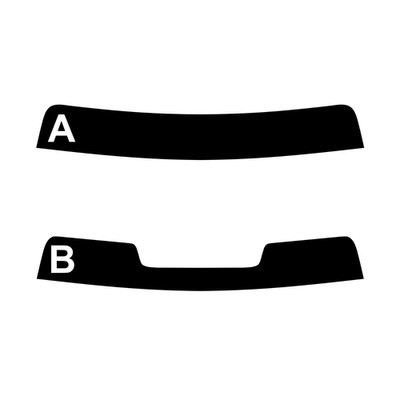 Vorgeschnittener Sonnenblendstreifen für Renault Scenic 5-Türer 1999-2003