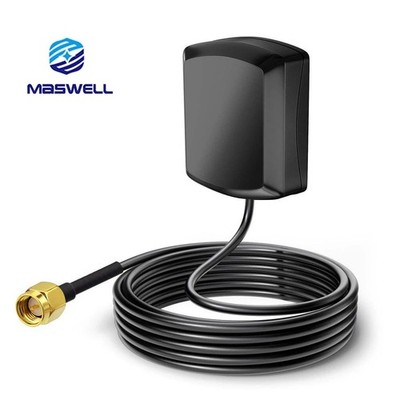 Maswell GPS Antenne SMA (m) für Android Autoradio Navigation | Neu - 8% Rabatt !