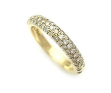 CHANEL Comet Diamond Ring US5 Yellow Gold 18K in Rare