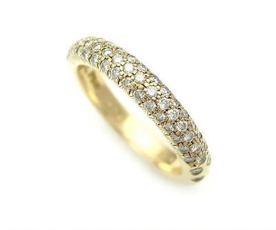 CHANEL Comet Diamond Ring US5 Yellow Gold 18K in Rare