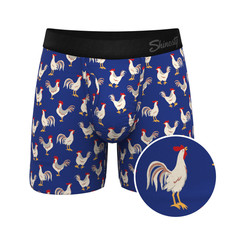 Shinesty The Chicken Came First Rooster Ball Hammock  Pouch Underwear with Fly