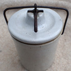 WESTERN STONEWARE CO MONMOUTH ILLS. 1 PINT WIRE BAIL LOCK CROCK FRUIT JAR — photo 3