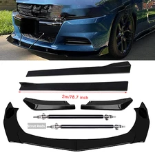 Front Bumper Lip Spoiler Splitter Car Body Rear For Dodge Charger RT