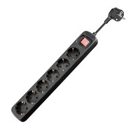 Steckdosenleiste 6-Fach Mit Schalter 1,5M Kabel Goobay 51290, Mehrfachstecker