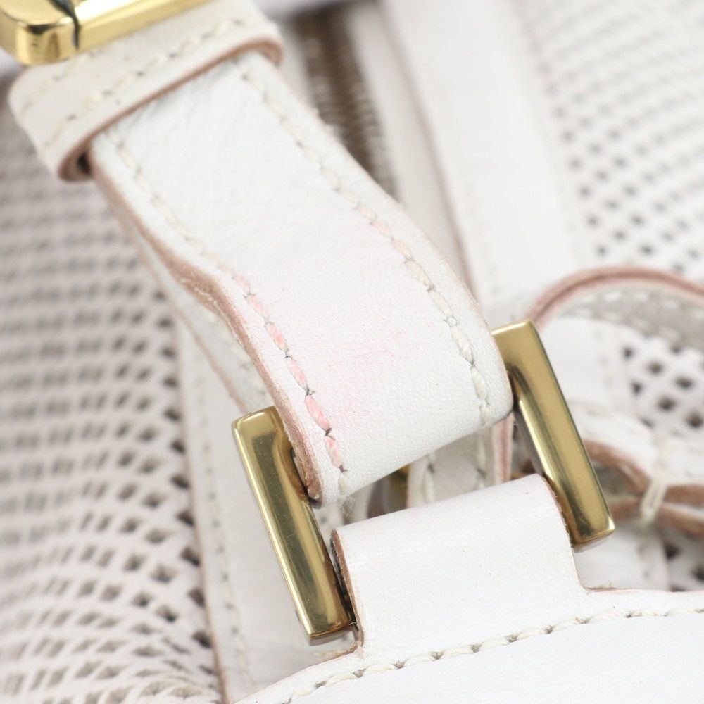 Gucci 92707 White Leather Shoulder Bag Women's Crossbody Authentic Rare thumbnail 4