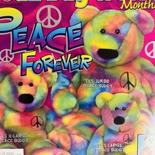 Collector's Edition Peace Forever Bean Bag World Monthly Mix Lot of 2 Magazines
