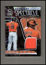 2021 Panini Spectra Game Day Spectacle JERSEY Hyper #gdj-cd Chris Davis 69/75
