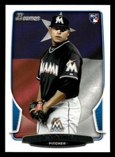 A.J. RAMOS ⚾ 2013 Bowman Hometown Parallel #42 Miami Marlins RC Rookie